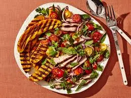 GRILL PLANTAIN & VEG SAUCE