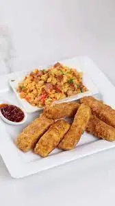 Yamarita and Egg sauce 