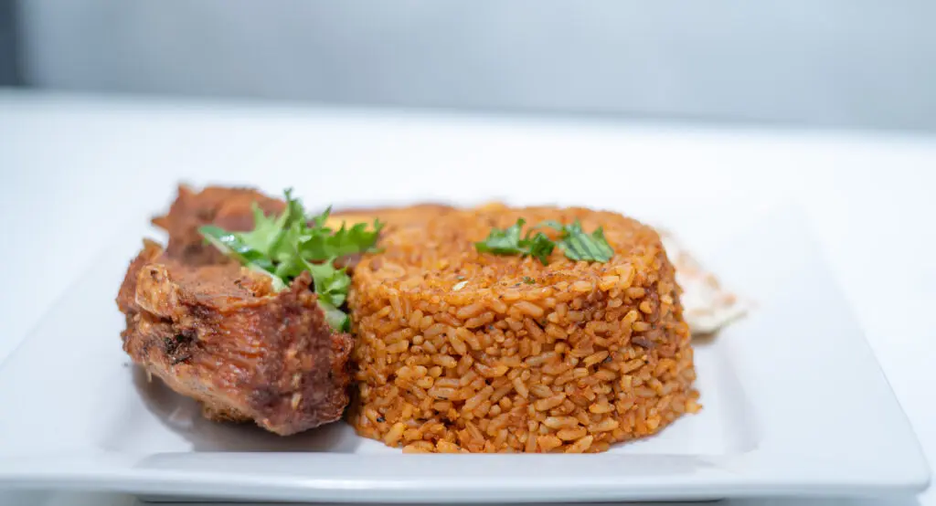 JOLLOF RICE with FISH Per Portion