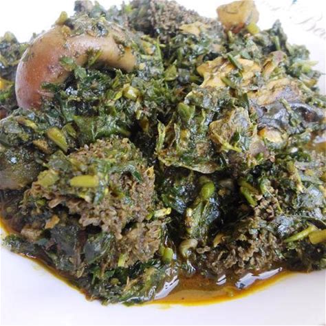 [AFANG SOUP - WITH TILAPIA / CATFISH ANY MEAT / SWALLOW - COMBO] AFANG SOUP - WITH TILAPIA  - COMBO